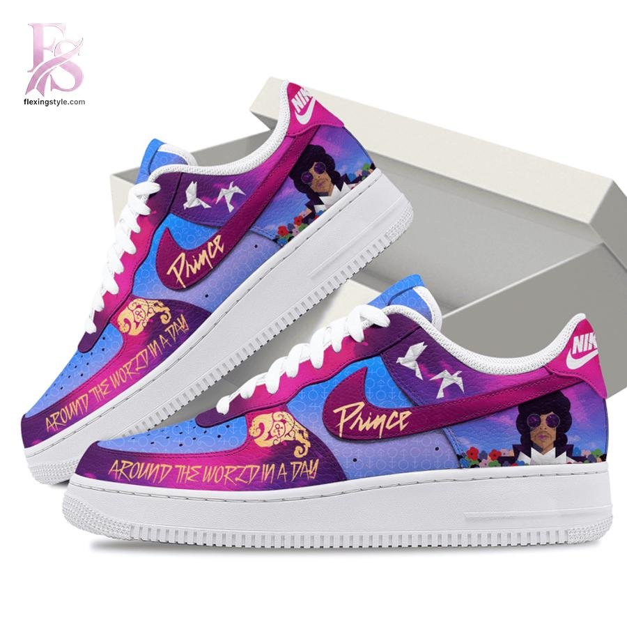 Prince Around The World In A Day Air Force Shoes
