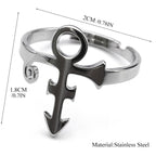 Prince Memorial Symbol Stainless Steel Ring – MAITMDROP055
