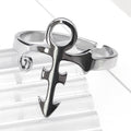 Prince Memorial Symbol Stainless Steel Ring – MAITMDROP055