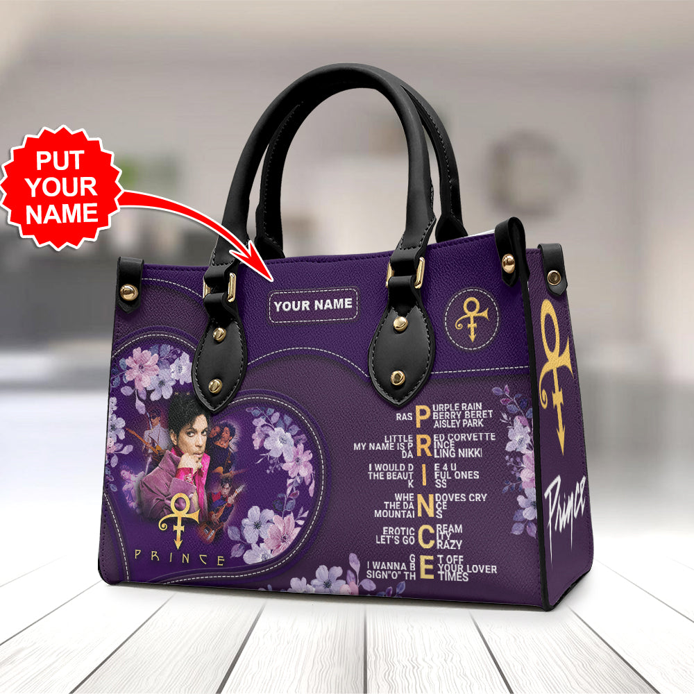 Personalized Prince Leather HandBag – HOATT 5161