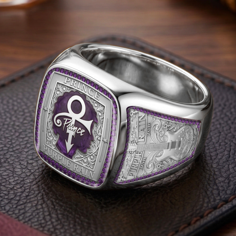 Prince 3D Engraved Ring – TMTHU7405