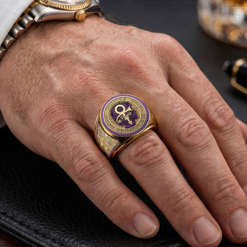 Prince 3D Engraved Ring – TMTHU7405