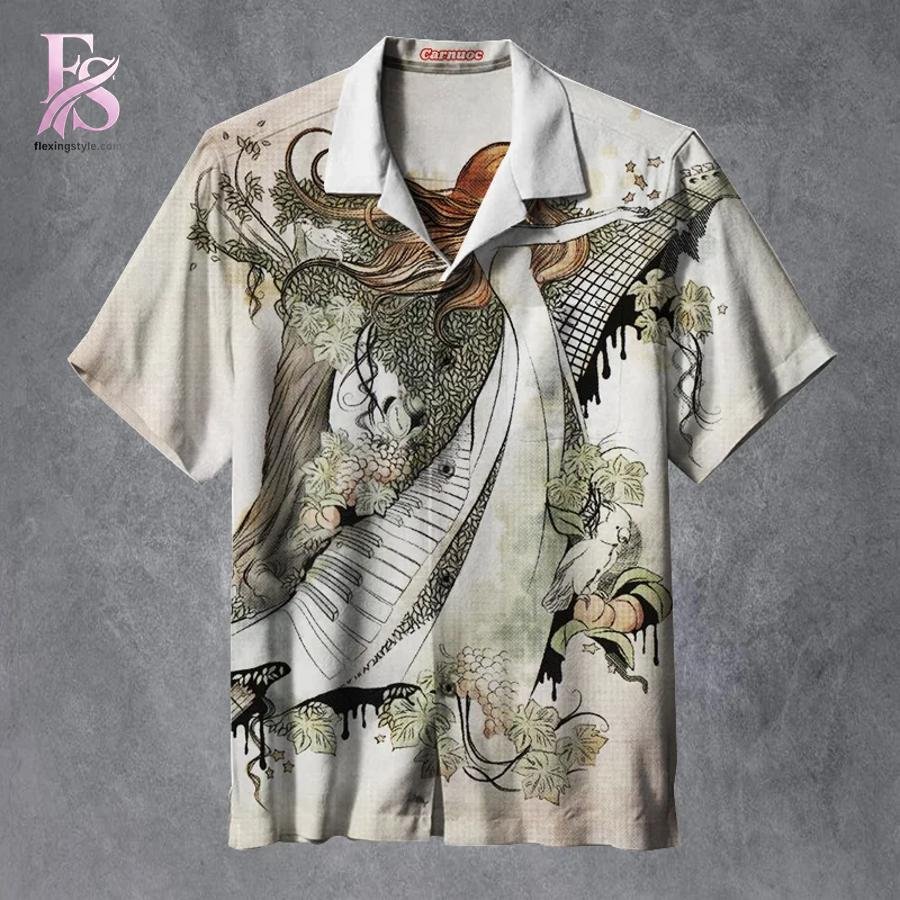 Procol Harum Band White Hawaiian Shirt