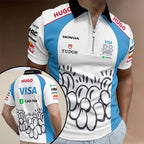 RB Cash APP Special Edition Silverstone GP Zip Polo Shirt – GNE4825