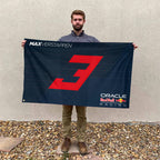 Red Bull Racing x Max Verstappen 3D Double-side House Flag – TANTN19903