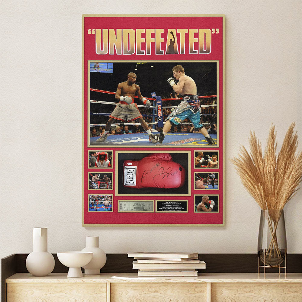 Ricky Hatton Rectangle Canvas With Inner Frame – TMTHU1022