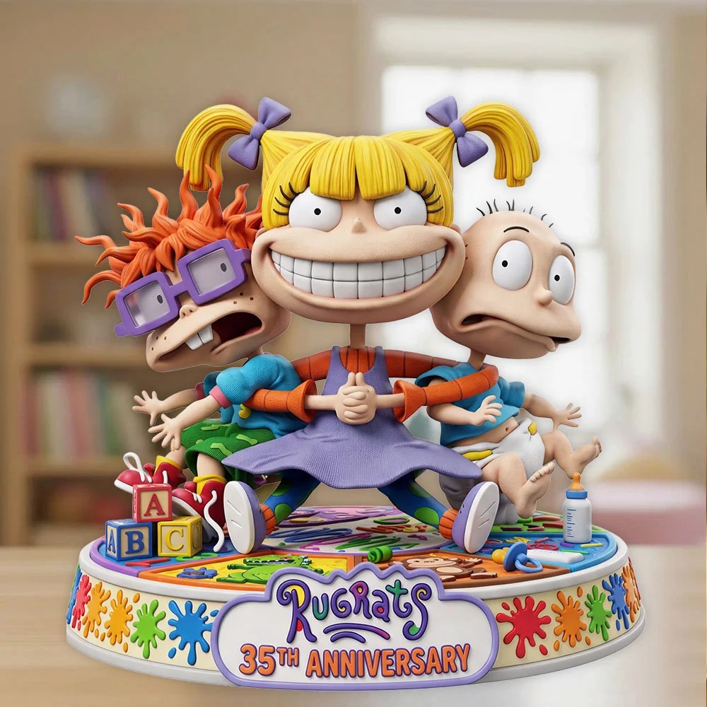 Rugrats 35th Anniversary Custom Shape Acrylic Plaque – TMTHU8753