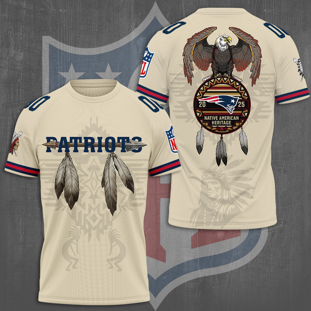 New England Patriots x Native American Heritage 3D Apparel – TMTHU956