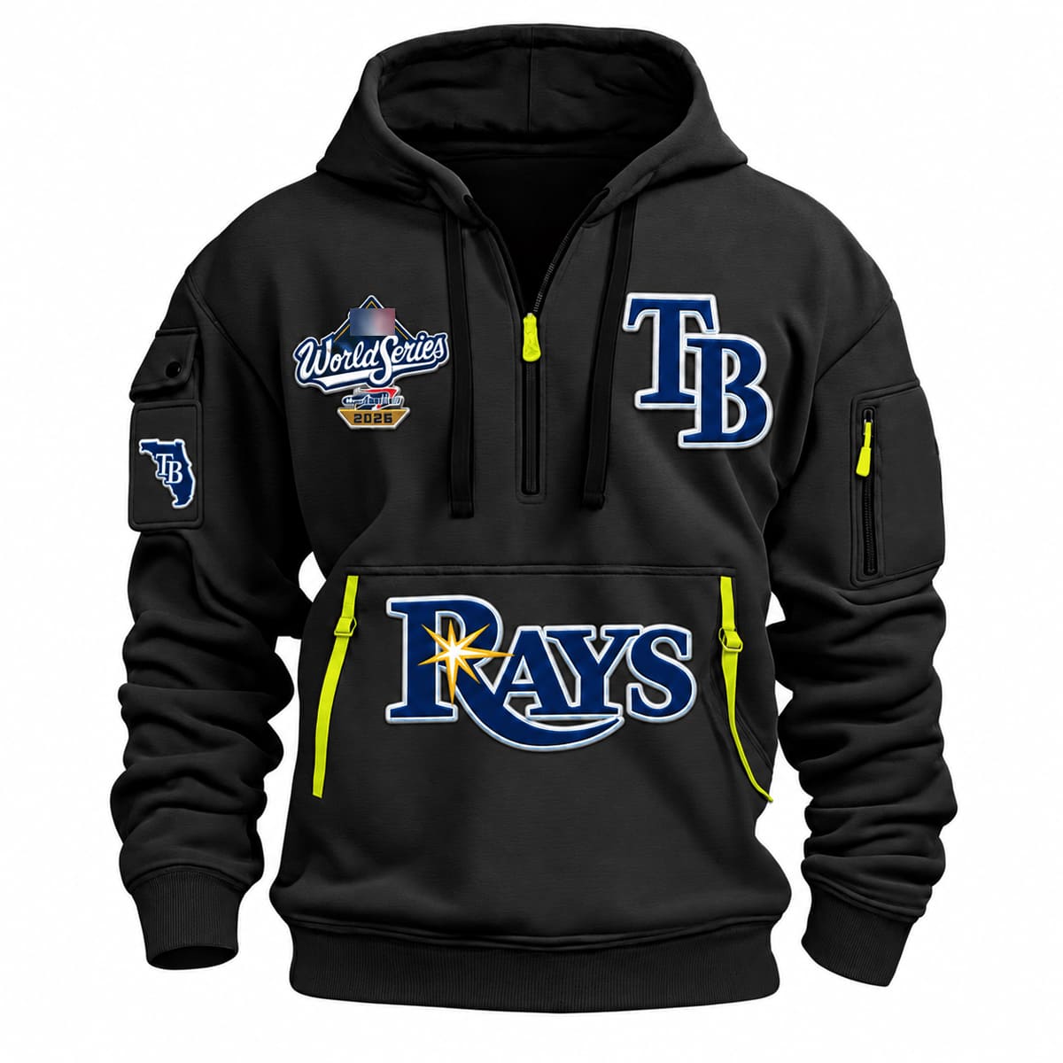 Rays World Series 2026 Half Zip Hoodie