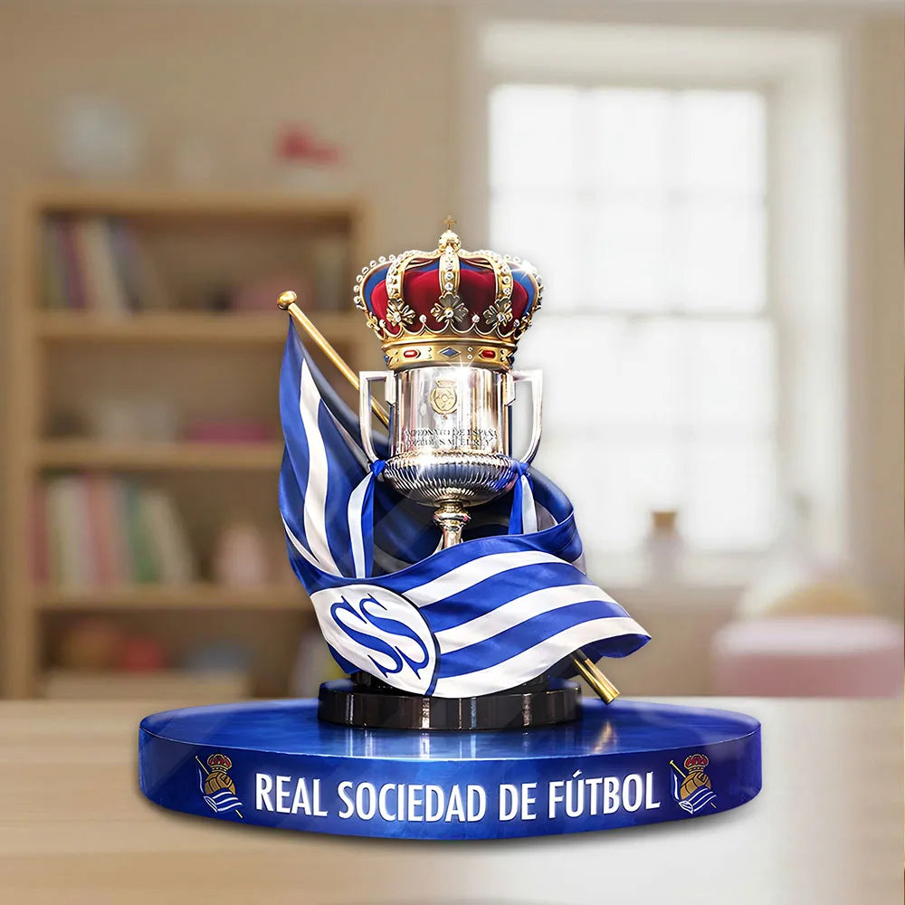 Real Sociedad Champions Copa del Rey 2026 Custom Shape Acrylic Plaque – TANTN22449
