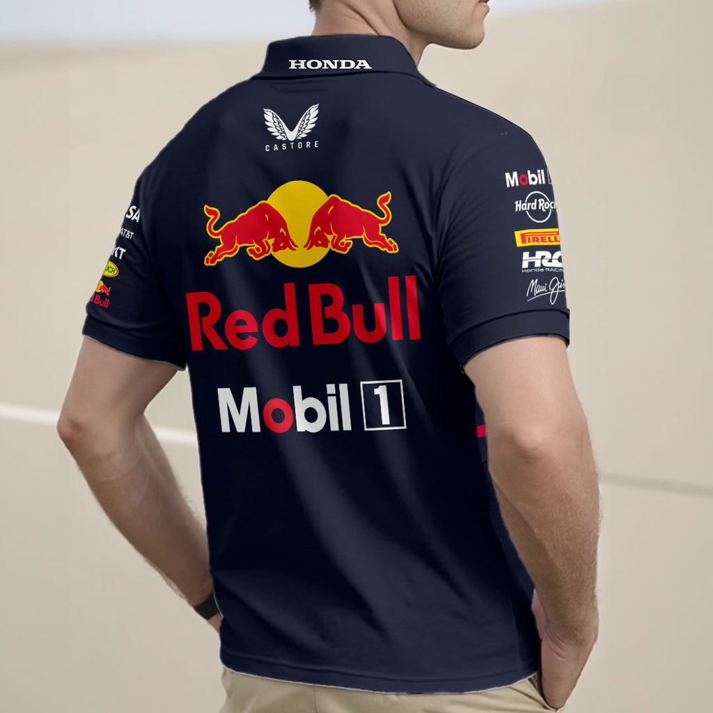 Red Bull Racing 2025 Zip Polo Shirt – GNE4821