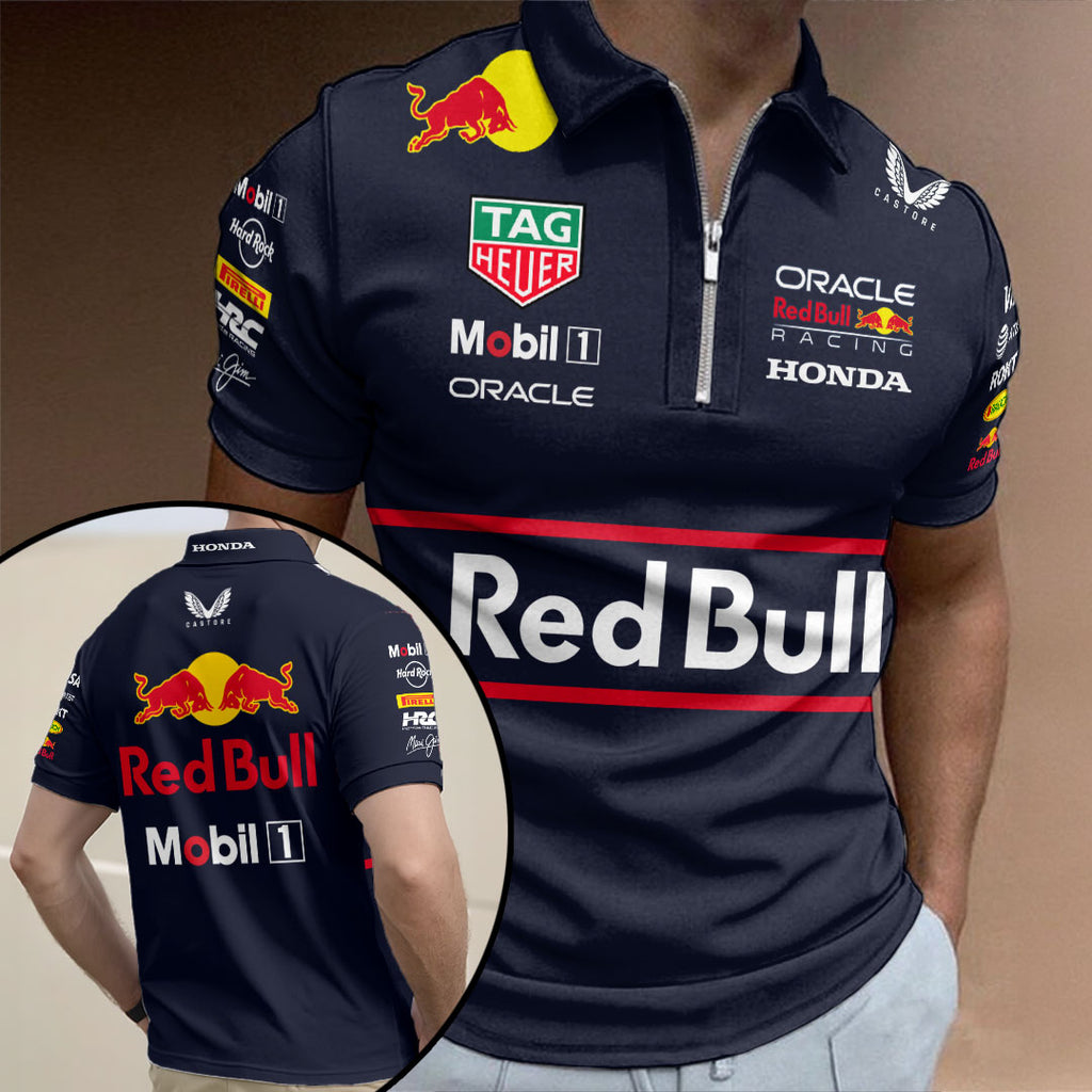 Red Bull Racing 2025 Zip Polo Shirt – GNE4821