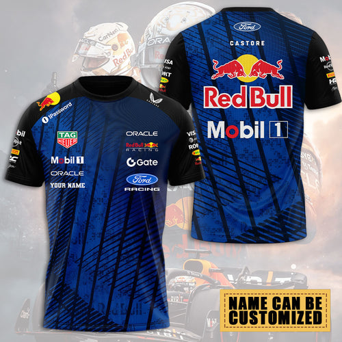 Personalized Red Bull Racing 3D Apparel – TMTHU4403