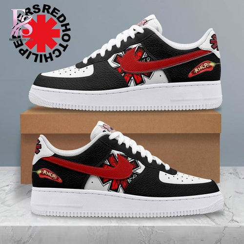 Red Hot Chili Peppers black Air Force Shoes