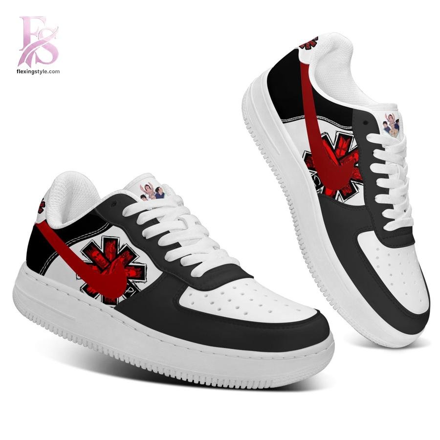 Red Hot Chili Peppers black Air Force Shoes