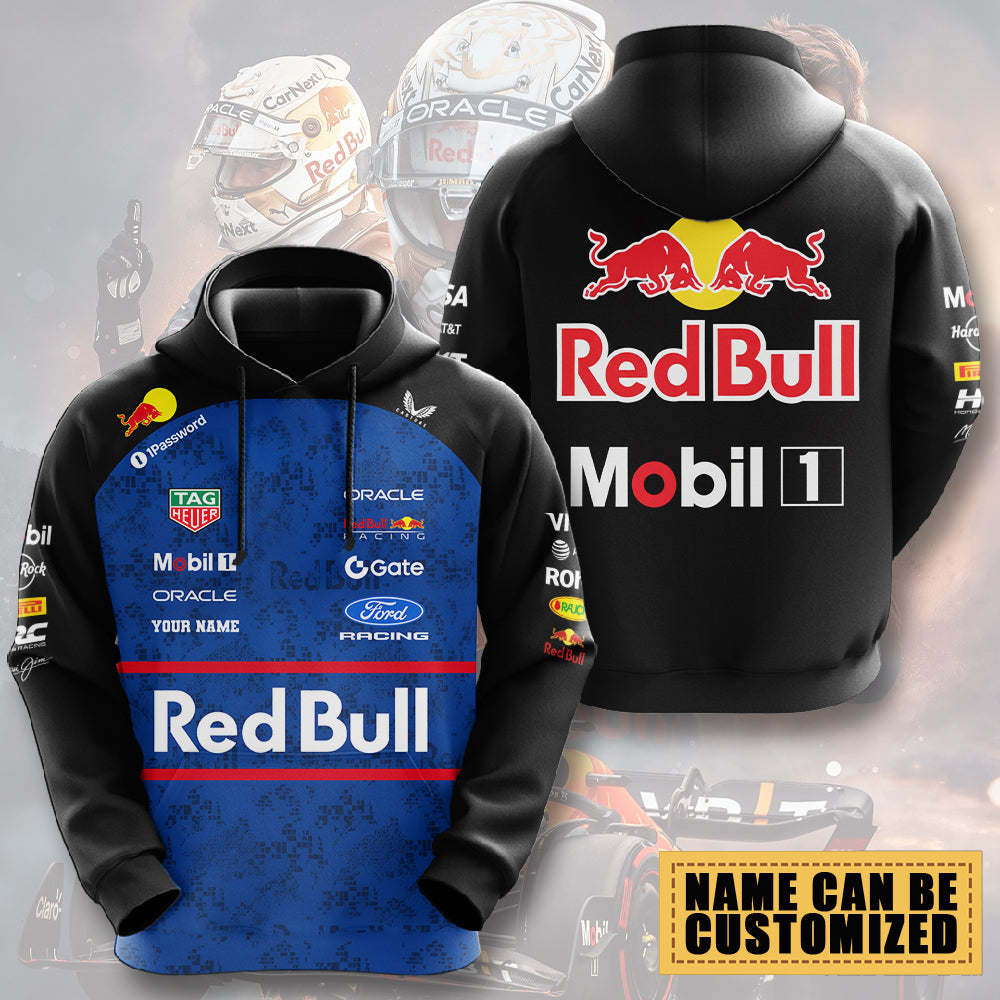 Personalized Red Bull Racing 3D Apparel – TMTHU4404