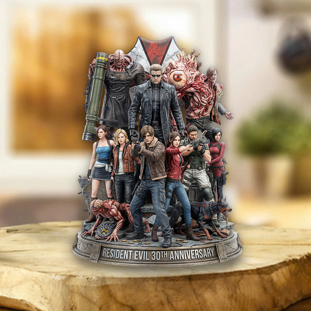 Resident Evil 30th Anniversary Custom Shape Acrylic Plaque – TMTHU4848