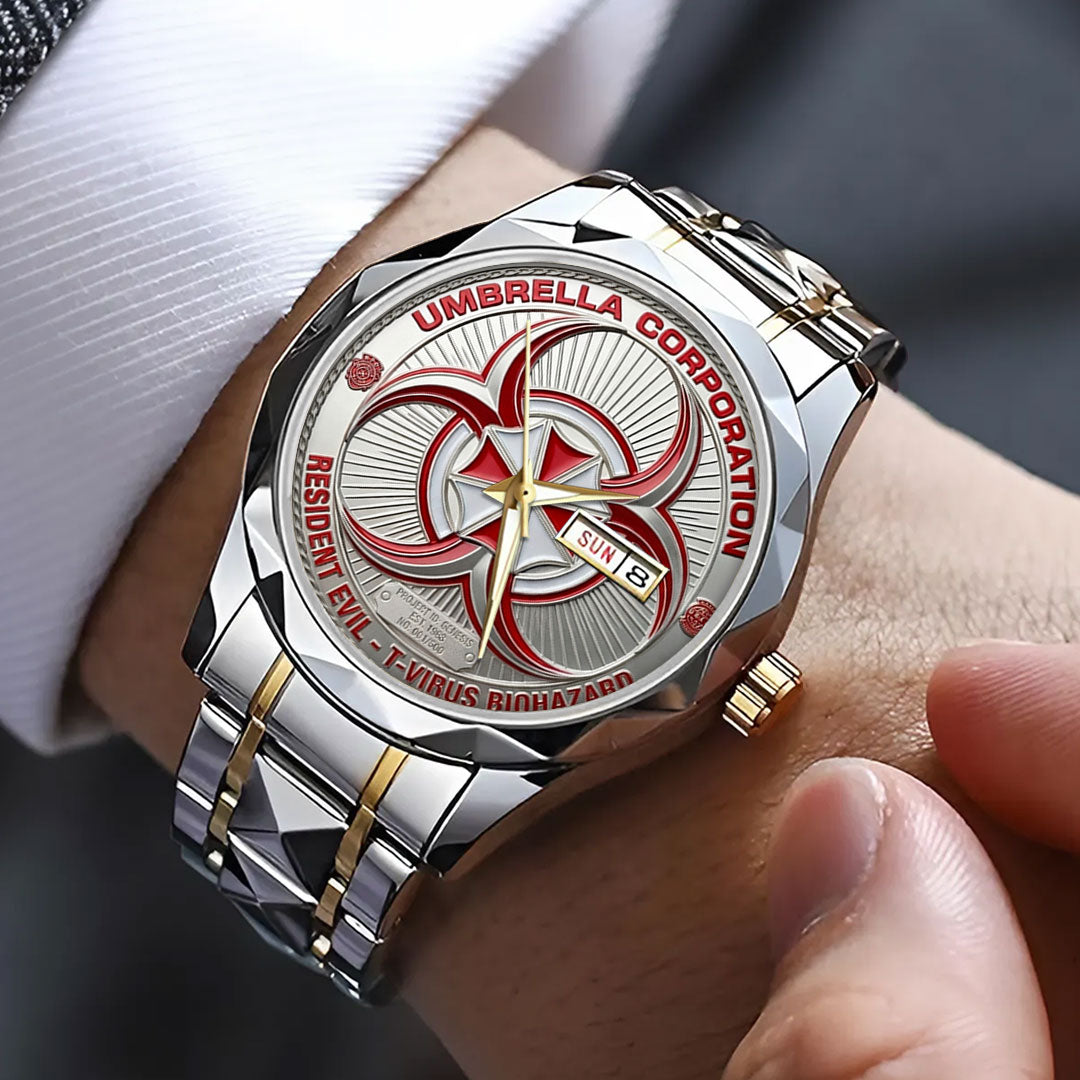 Resident Evil 30th Anniversary Alloy Luxury Quartz Watch – TMTHU4749