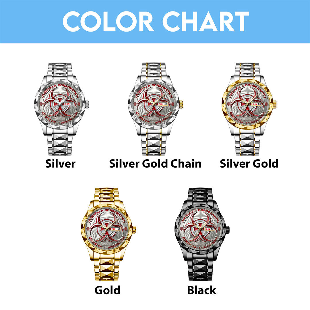 Resident Evil 30th Anniversary Alloy Luxury Quartz Watch – TMTHU4749