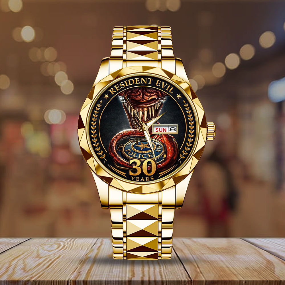 Resident Evil 30th Anniversary Alloy Luxury Quartz Watch – TMTHU3948