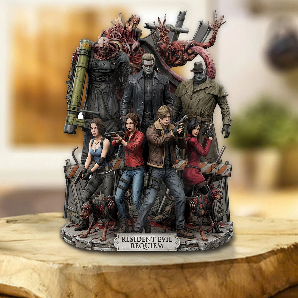 Resident Evil Requiem Custom Shape Acrylic Plaque – TMTHU4491