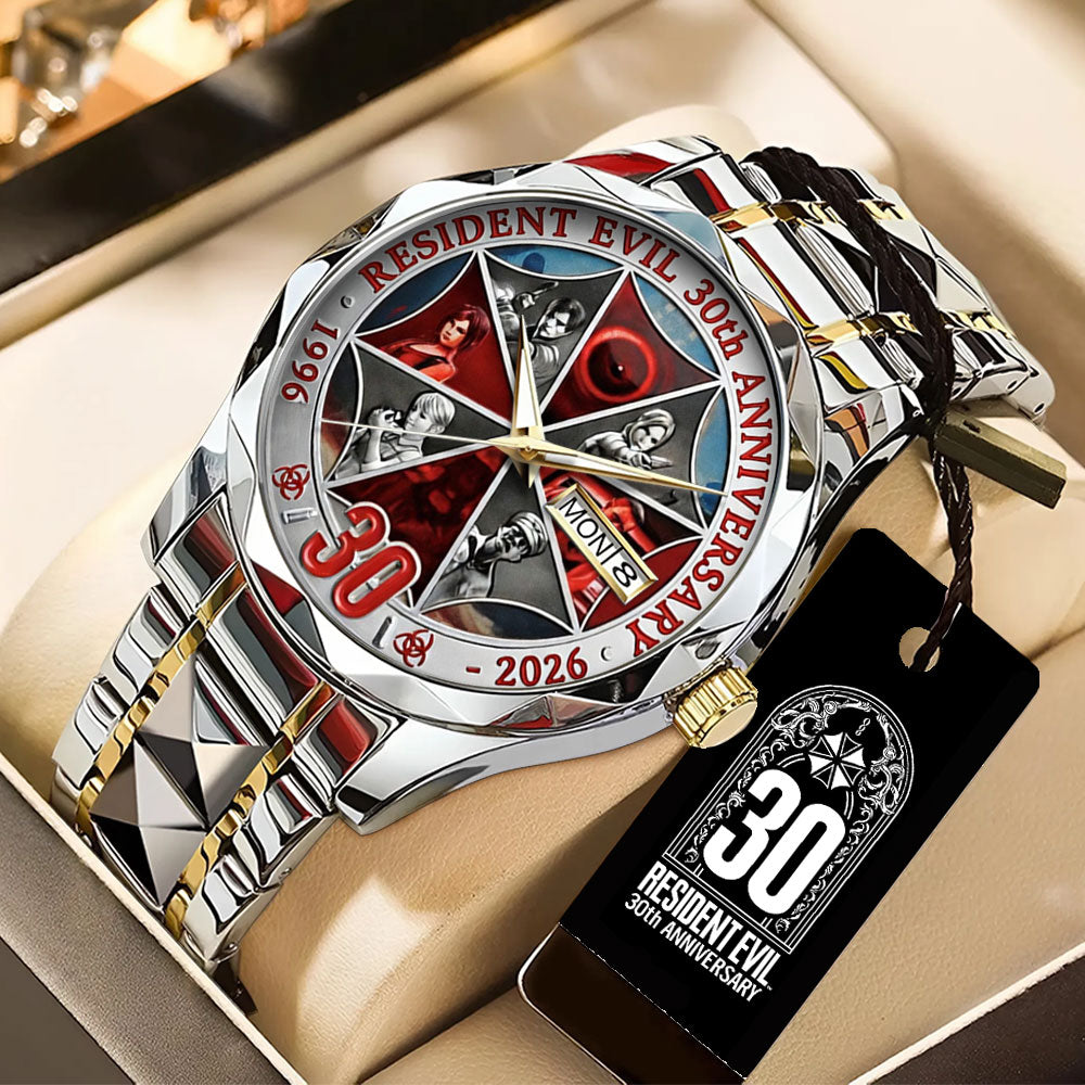 Resident Evil Requiem Alloy Luxury Quartz Watch – TANTN21911