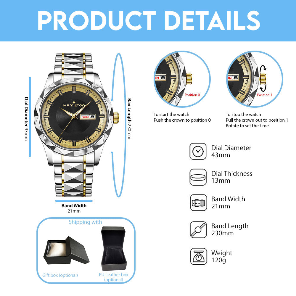 Resident Evil Requiem Alloy Luxury Quartz Watch – TANTN22221