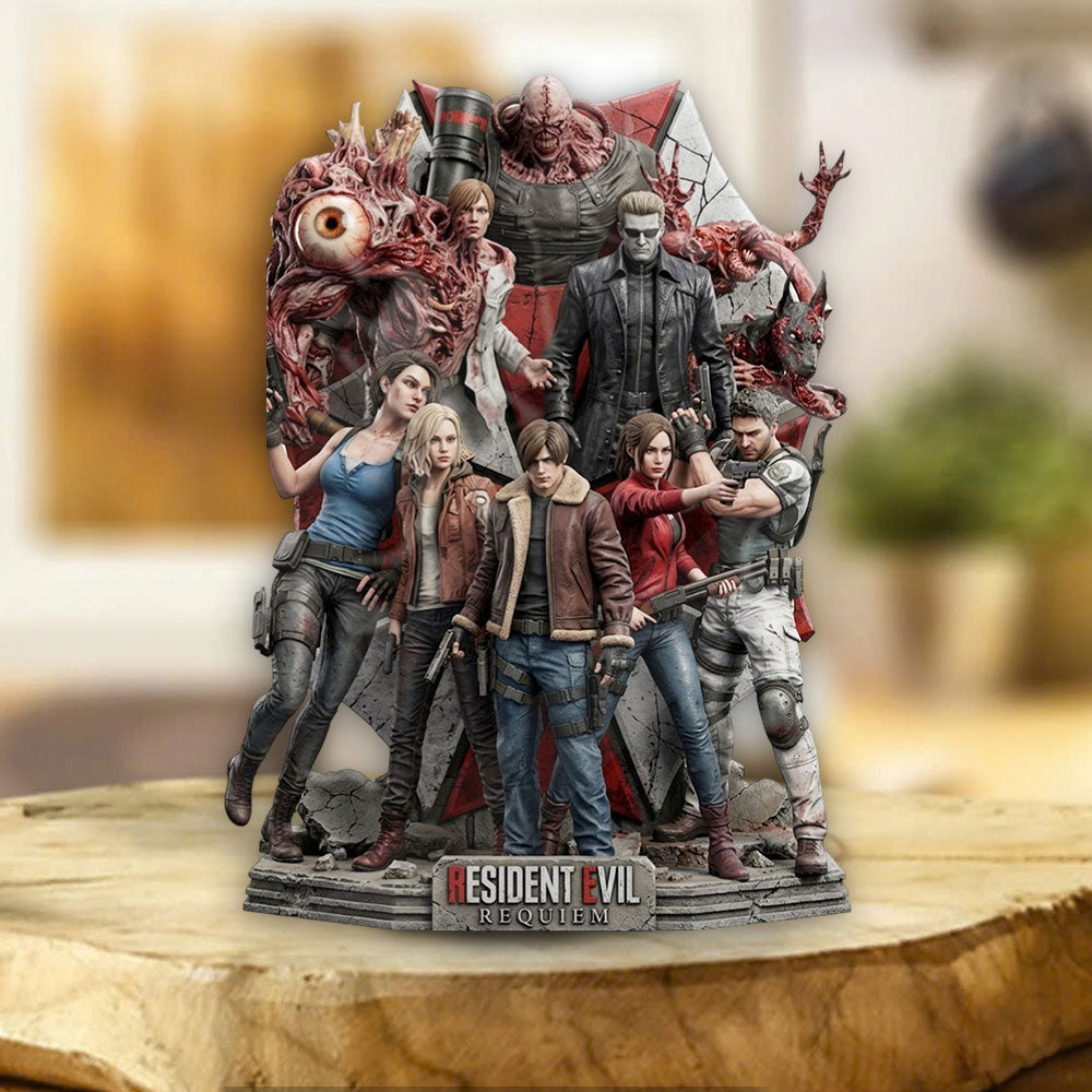 Resident Evil Requiem Custom Shape Acrylic Plaque – TMTHU4483