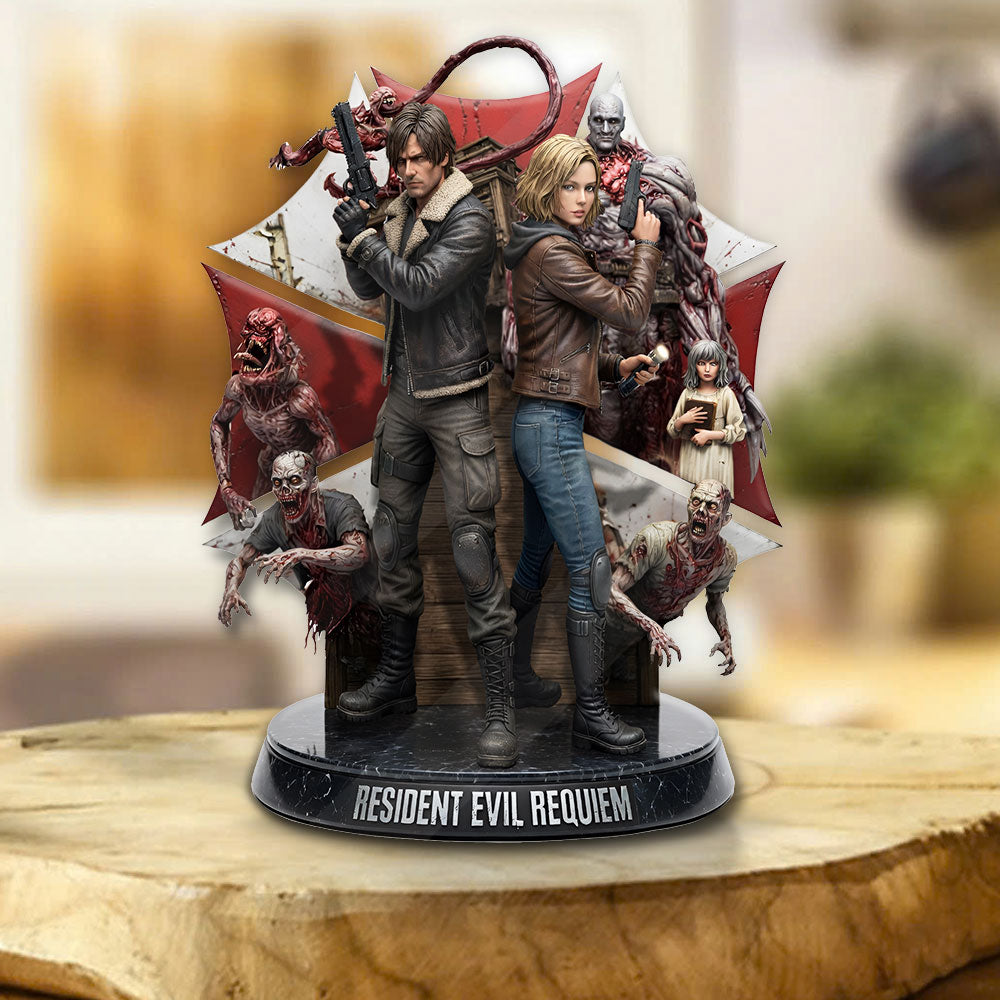 Resident Evil Requiem Custom Shape Acrylic Plaque – TMTHU4484