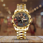 Resident Evil Requiem x Leon Scott Kennedy Alloy Luxury Quartz Watch – TMTHU4481