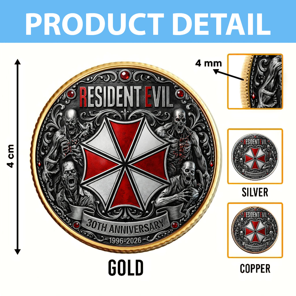 Resident Evil 30th Anniversary Commemorative Coin – HOATT16651