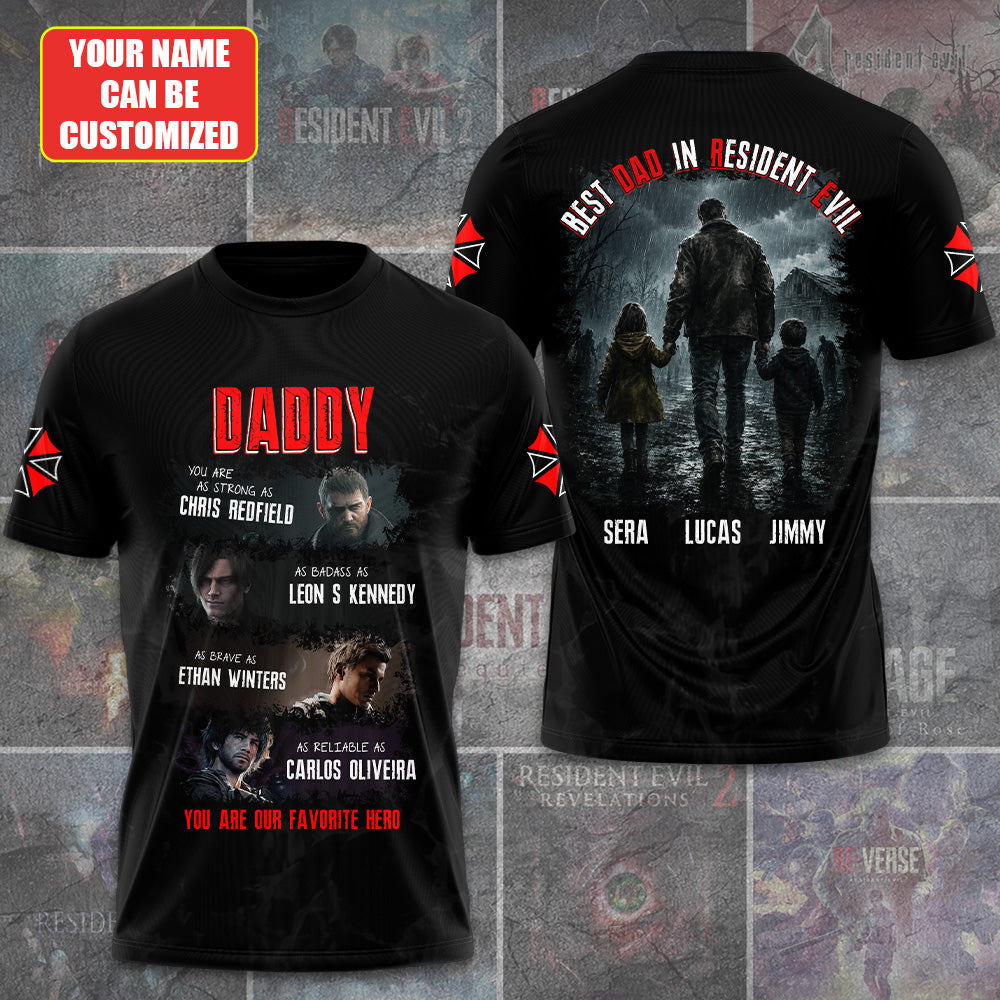 Personalized Resident Evil 3D Apparel – GNE6981