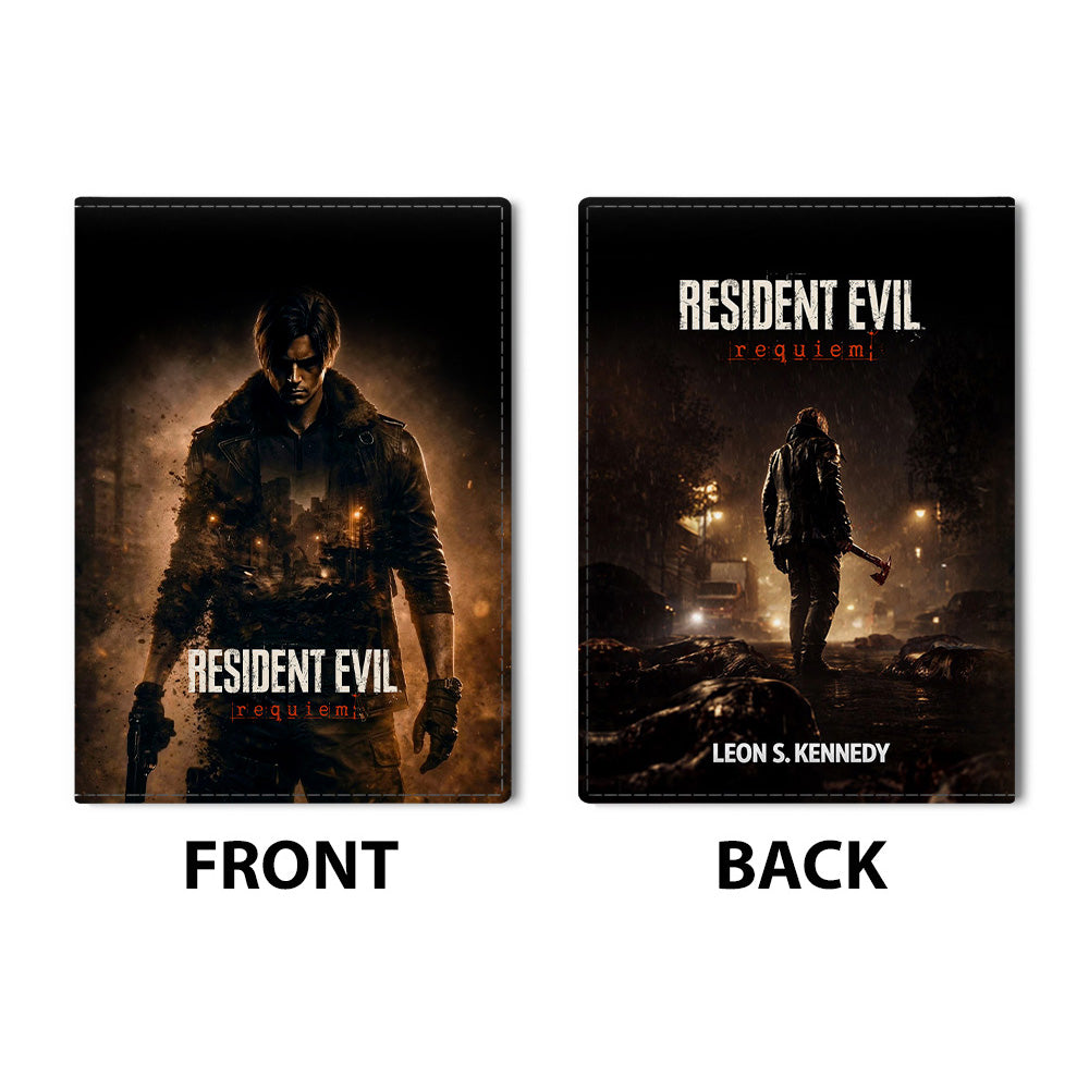 Resident Evil Requiem x Leon Scott Kennedy Leather Passport Cover – GNE6369