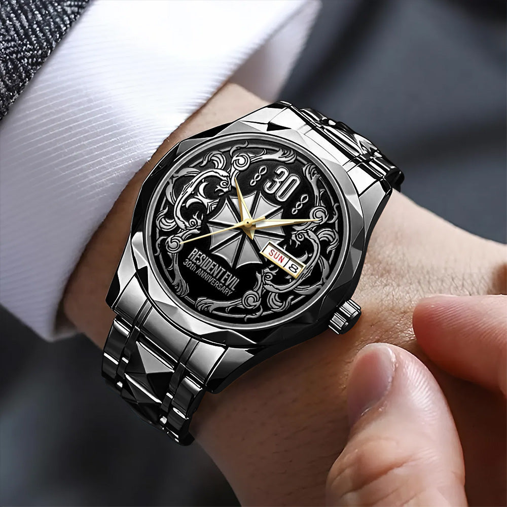 Resident Evil 30th Anniversary Alloy Luxury Quartz Watch – GNE5499