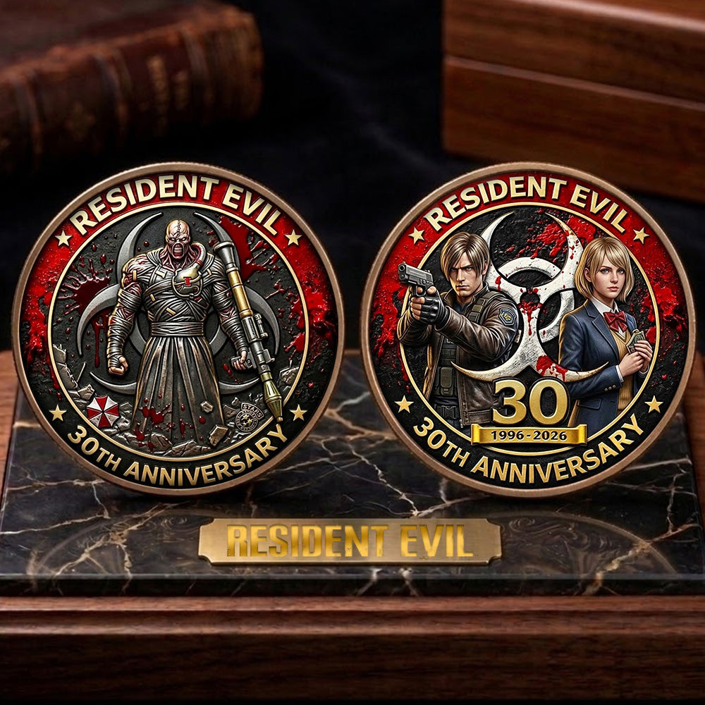 Resident Evil 30th Anniversary Commemorative Coin – TMTHU4338