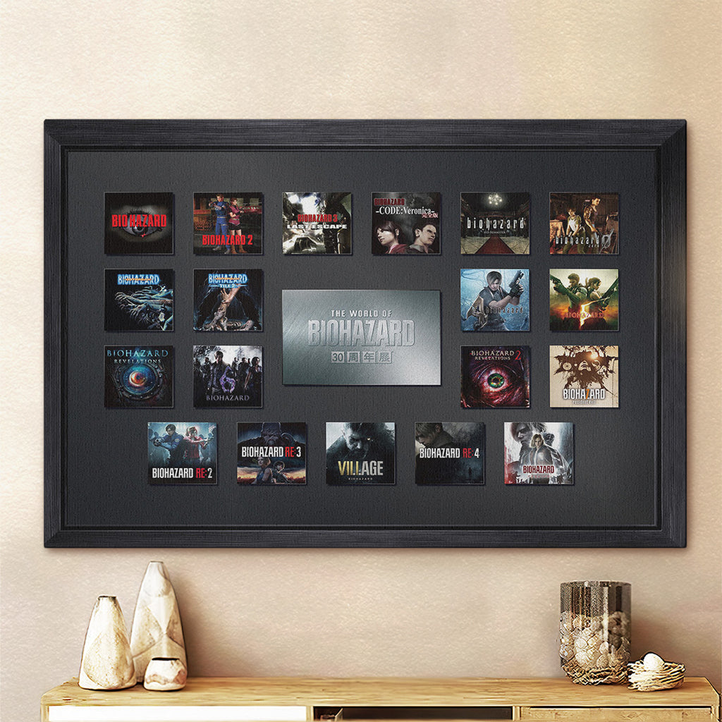 Resident Evil 30th Anniversary Rectangle Canvas With Inner Frame – GNE7272