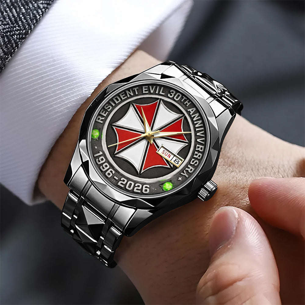 Resident Evil 30th Anniversary Alloy Luxury Quartz Watch – GNE5278