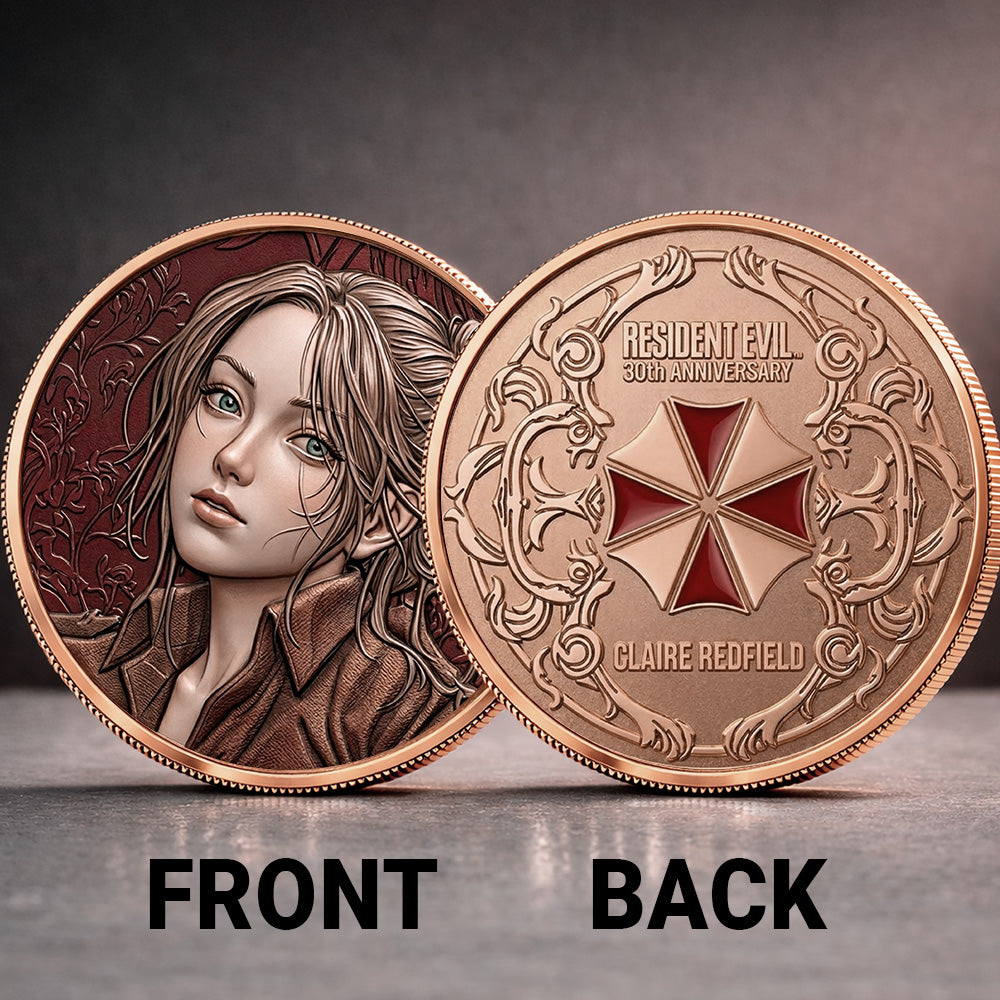 Resident Evil x Claire Redfield 30th Anniversary Commemorative Coin – GNE6161