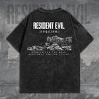 Resident Evil Requiem 2D Acid Washed Cotton T-Shirt – GNE5873