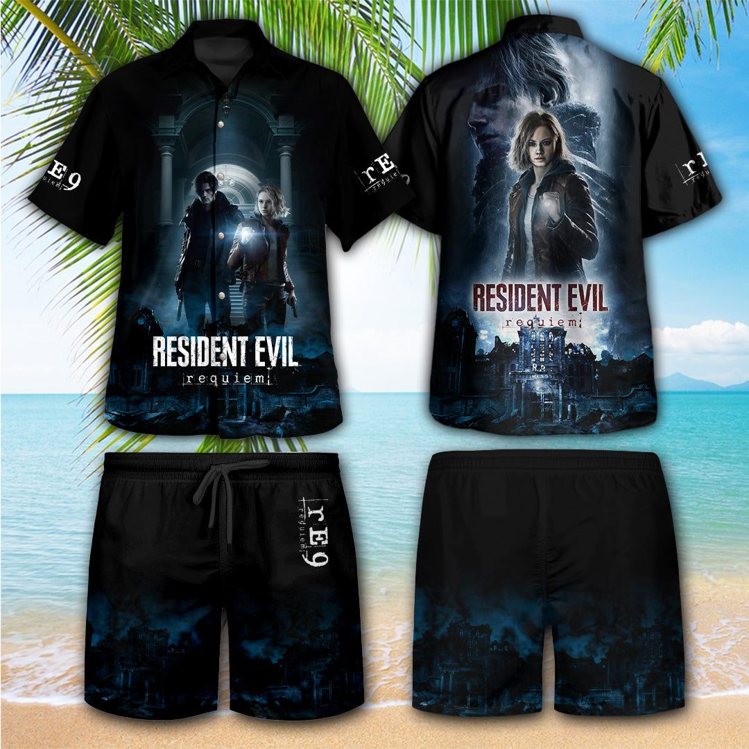 Resident Evil Requiem 3D Hawaiian Apparel – GNE53301.6