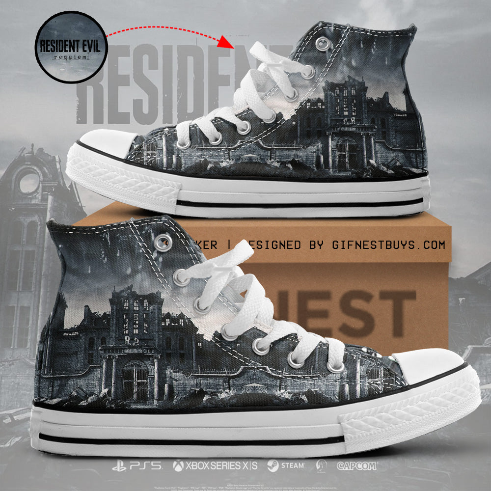 Resident Evil Requiem High Top Canvas Shoes – GNE5659
