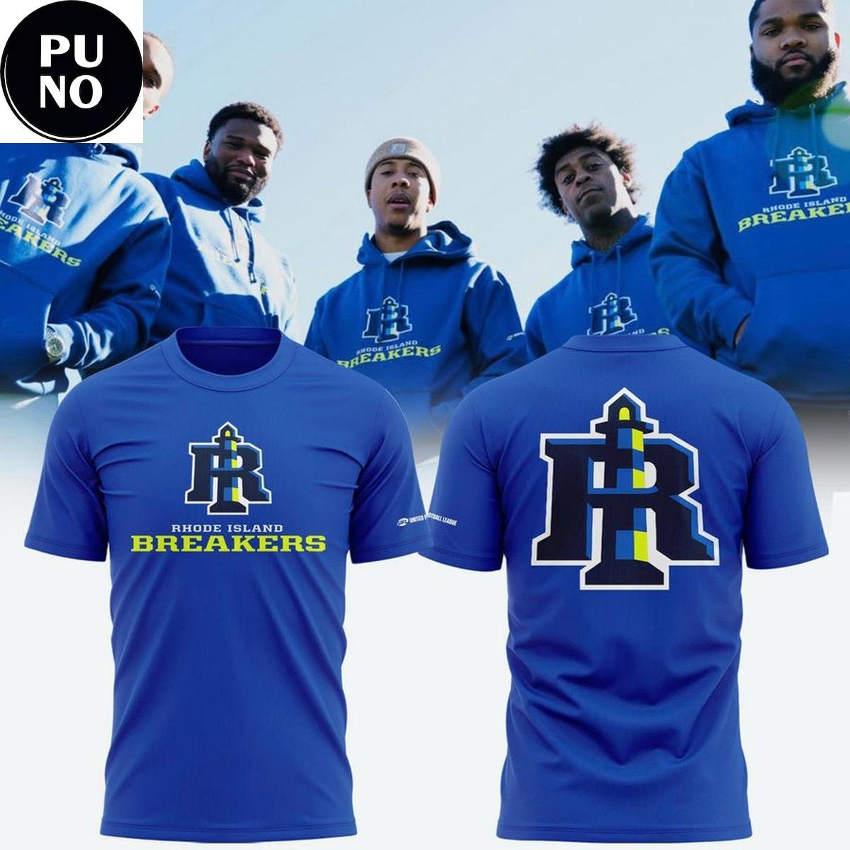 Rhode Island Breakers 2026 Primary Logo Hoodie T-Shirt