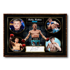 Ricky Hatton Rectangle Canvas With Inner Frame – HOATT13239