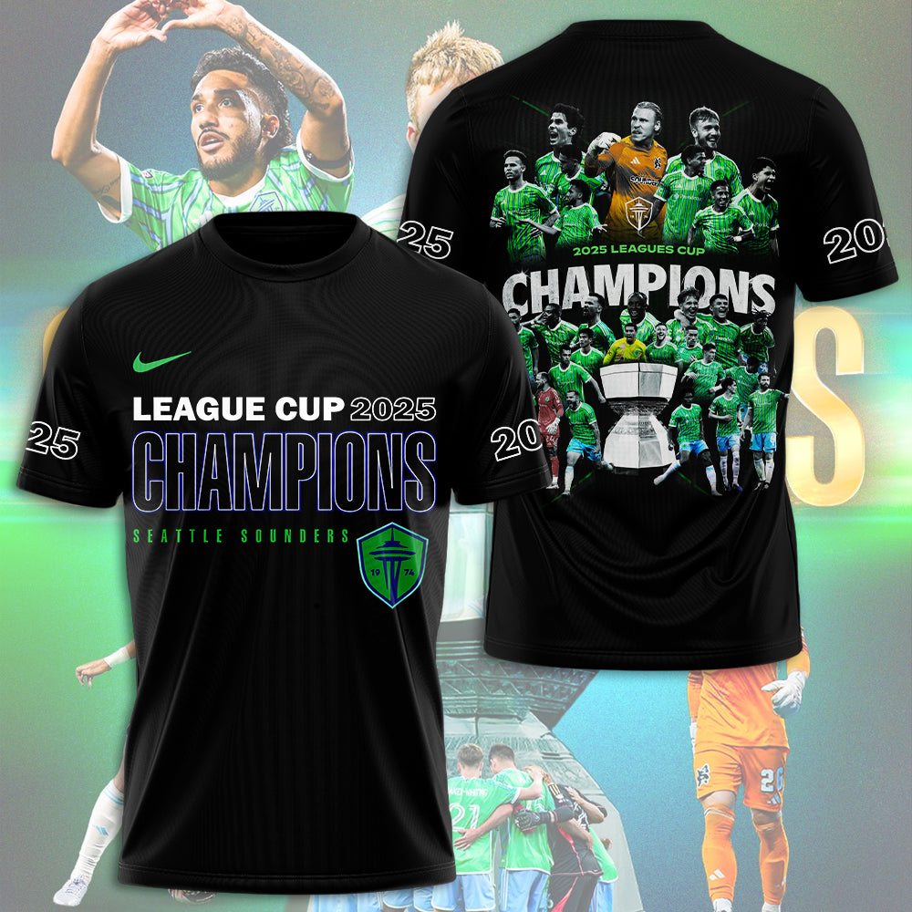 Seattle Sounders FC 2025 Leagues Cup 3D Apparel – TMTHU683