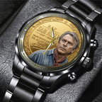 Sam Neill Black Stainless Steel Watch – TANTN24310