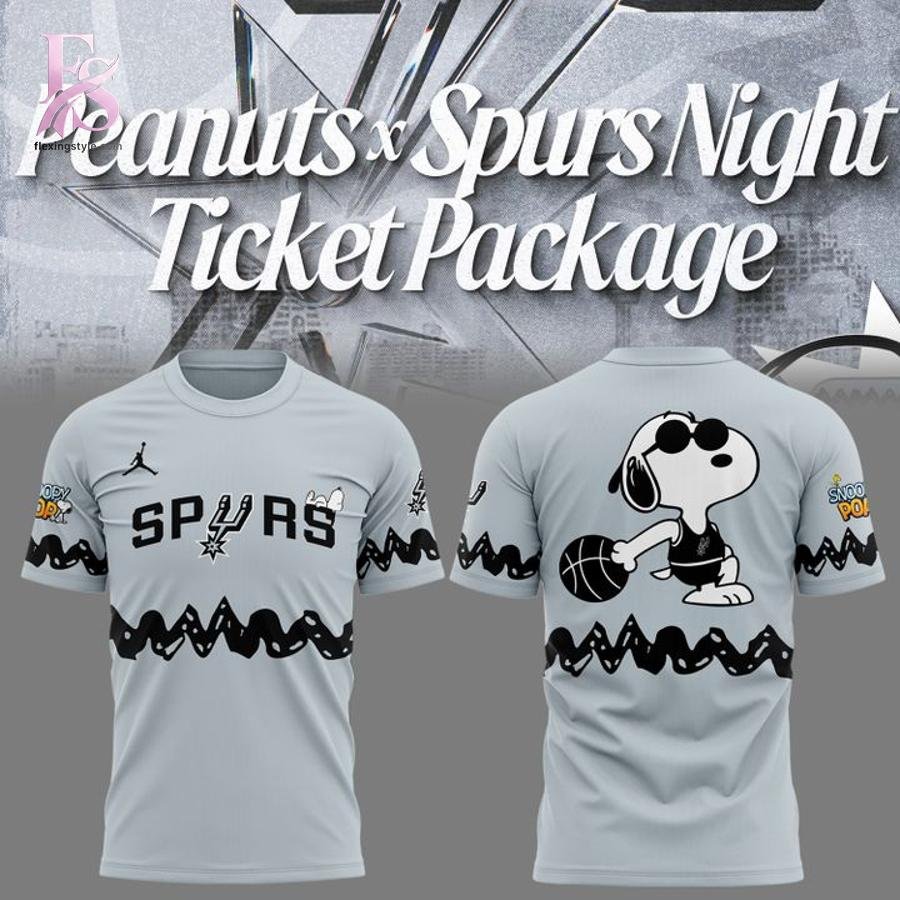 San Antonio Spurs 2026 Peanuts Night Shirt