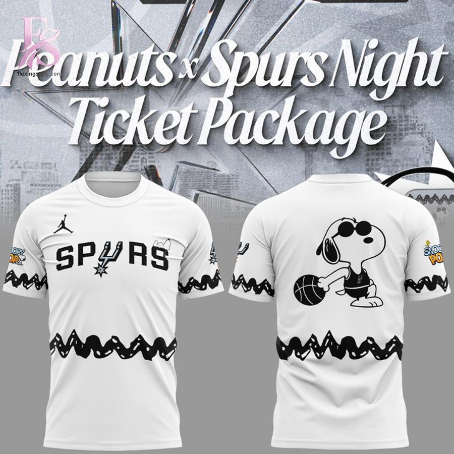 San Antonio Spurs 2026 Peanuts Night Shirt
