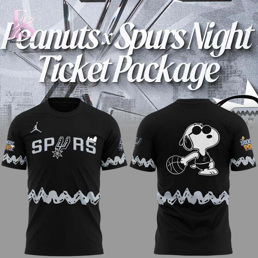San Antonio Spurs 2026 Peanuts Night Shirt