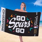 San Antonio Spurs NBA Western Conference Champions 2026 Rectangle Beach Towel – TANTN23362