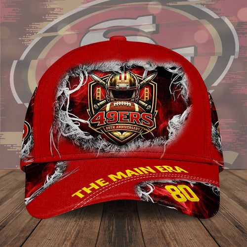 San Francisco 49ers 80th Anniverasry Classic Cap – TMTHU3270